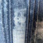 YA Los Angeles Blue Tie Dye Cotton Dress Collared Sleeveless Fit And Flare Denim Small Photo 8