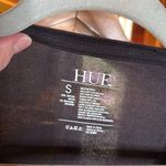 Hue NWT  Black Short Sleeve V-Neck Legging Tee Size Small Photo 3