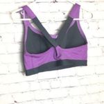 Under Armour Women's Sporty Athletic Gym Purple & Gray Racerback Bra Sz 36DD Photo 4