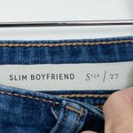 Pilcro and the Letterpress Anthropologie Pilcro & The Letterpress Mid-Rise Slim Boyfriend Jeans Size 27 Photo 5