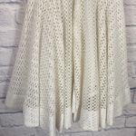 Sandro  Bliss white crochet lace v neck fit and flare dress medium Photo 4