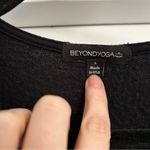 Beyond Yoga  Cozy Fleece Jogger Black Jumpsuit with Criss Cross Opening L… Photo 6