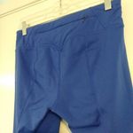 Lucy Royal Blue Athletic Capri Length Leggings Blue Photo 3