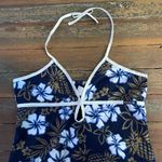 Y2K Sister Clothing Floral Hawaiian Halter Mini Dress 100% Cotton Photo 11