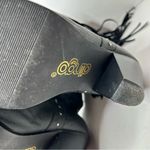 Dingo Vintage  Black leather Fringe Western Boots 7.5 Photo 7