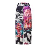 Desigual Pant US XS Silky Lightweight Feel Boho Tropical Theme New Photo 9