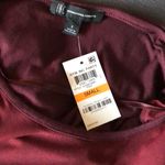 International concepts INC Burgundy 1/2 Top Size S Photo 4