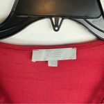 J Gee Babydoll Lace Crochet Tunic Mini Dress Sz Large Red Bell Sleeve Flowy Photo 4