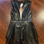 Ruby and Jenna Leather Romper Photo 0