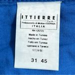 Fiorucci NWT  Royal Cobalt Blue Cotton Low Rise Skinny‎ Pants Trousers Size 31 Photo 6