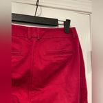 Dockers  Size 4P Pink Ideal Fit Cropped Capri Chino Pants Cotton Blend Stretch Photo 6