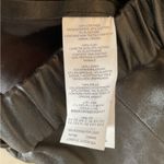 J.Crew NWOT  Collection Black 100% Leather Stretch Legging Sz 000 seam separated Photo 11