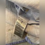 Old Navy Size XL The Classic Shirt Blue Stripe Avocado Pineapple Print Button Photo 11