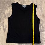 Karen Scott  Women's Black Tank Top with Bow Detail Photo 5