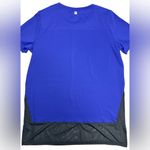 Fabletics Valencia Top Mesh Hem Performance Wear Shirt Blue Womens Large NWT Photo 6