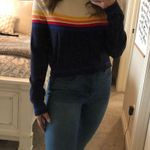 Wild Honey Color Block And Colorful Stripe Top Photo 2