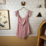by the way. Blush Pink Chiffon Romper – Butterfly Texture - Size - XS Photo 2