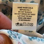 Octavia Bohemian Blue And White Floral Print One Shoulder Ruffle Top Size S Photo 7