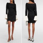 STAUD NWT  Hawthorne Dress Black & Ivory Size Small Photo 11