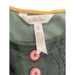 Matilda Jane  Light Rising Dress Sage Green Sleeveless Lace Floral Mini Casual sz Photo 3