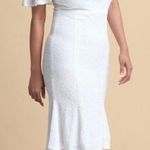 Dalia Collection Dalia Macphee BEAUTIFUL sequin stretch flare hem midi dress NWT Photo 1