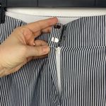 Lane Bryant  The Allie Pants Capri Gray/White Stripes size 20 Photo 5