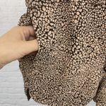 Robert Rodriguez  100% Silk Romper 2 Animal Print Black Pink Shorts Photo 7