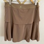 Athleta  Tan Wherever Tiered Pleated A-Line Tennis Athletic Skirt Skort 8 Photo 7