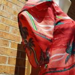 Winnie Fashion hawaii Hawaiian MuuMuu Hawaiian Dress Floral dress Red Size M Photo 7