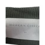 Modern Citizen Carmen Tie-Front Ribbed Dress Willow Green XL Photo 3