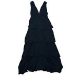 Lulus NWT Women's Amazing Evening Black Tiered Maxi Dress Formal Size L Photo 7