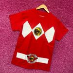 Tyrannosaurus Rex Red Power Ranger Costume Hasbro Tee M Photo 2