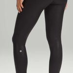 Lululemon  wunder train high rise leggings black foil shine 6 Photo 0