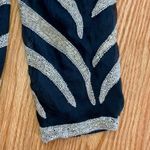 Vintage 1980s Black Beaded Silk Long Maxi Evening Gown Womens Medium Photo 9