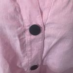 Ming Wang  Pink 3/4 Sleeve Blouse Top  Linen Blend Size Large Photo 2