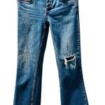 Free People We The Bootcut Distressed Blue Jeans Size 27 Medium Wash Casual Boho Photo 0