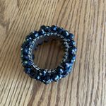 Vintage Jet BlackCrystal Stretch Bracelet Black Photo 4