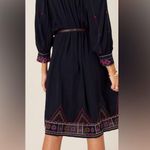 Monsoon  Embroidered tunic dress in lenzing ecovero blue, size small Photo 2