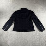 Chico's Platinum Jacket Women 2 Denim Full Zip Steampunk Utility Boho Photo 1