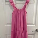 Boden Festival Pink Strappy Cheesecloth Dress Size 6 Photo 3