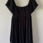 Torrid  Black Off Shoulder Jersey Lace Dress NEW Photo 1