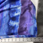 G by Giuliana Jumpsuit One Shoulder Tie Dye Wide‎ Leg Blue Purple Size L Size L Photo 7