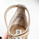 Steve Madden  Carrson Ankle Strap Suede Block High Heel Pumps Sandals Blush 7.5 Photo 4