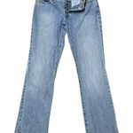 Cruel Girl Relaxed Low Rise Bootcut Split Hem Jeans Light Wash 3 Regular Photo 1