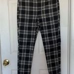 Divided  Black Checkered Plaid Pants Photo 0