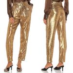 L'Academie L’Academie The Lara Pant Metallic Leopard Print Size Xlarge Photo 1