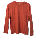 LL Bean Womens Shirt Coral M Reg Blouse Top‎ Long Sleeve Casual Work Career Size M Photo 0