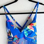 La Blanca  Havana Tropics One-Piece Swimsuit Convertible Straps Blue Sz 12 Photo 3