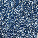 Princess Polly  Blue Floral Mini Dress V Neck Fit Flare Size 8 Cottagecore Photo 5