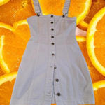 Forever 21 ‎ White Denim Skirt Jumper Photo 0